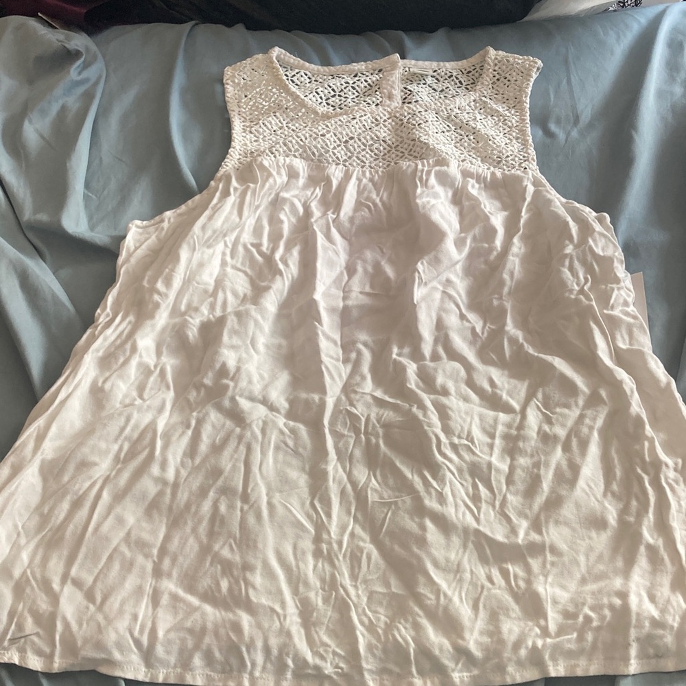 NWT Old Navy sleeveless off white top S